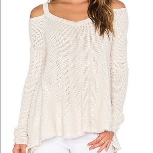 Free people moonshine cold shoulder top